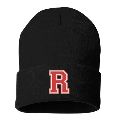 12" Solid Cuffed Beanie (Embroidered Logo) Thumbnail